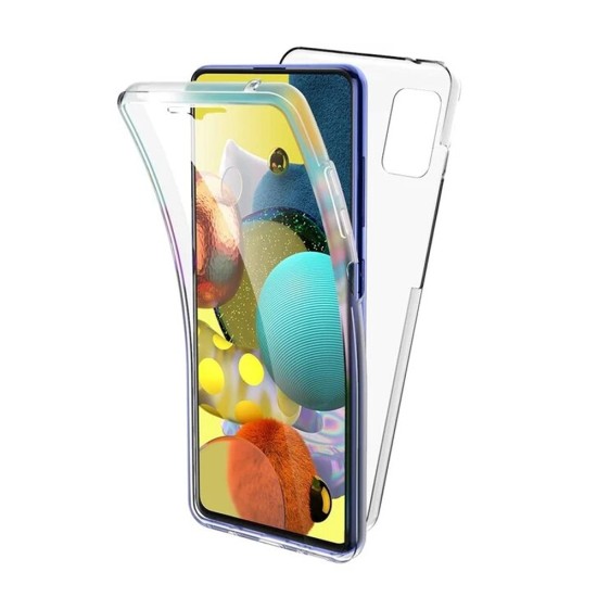 360º Silicon Case for Samsung Galaxy A15 Tranasparent